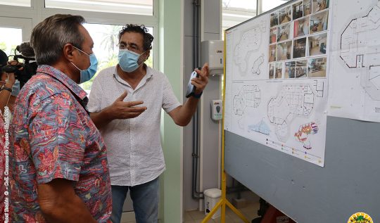 Inauguration de la Cuisine Centrale de Papeete
