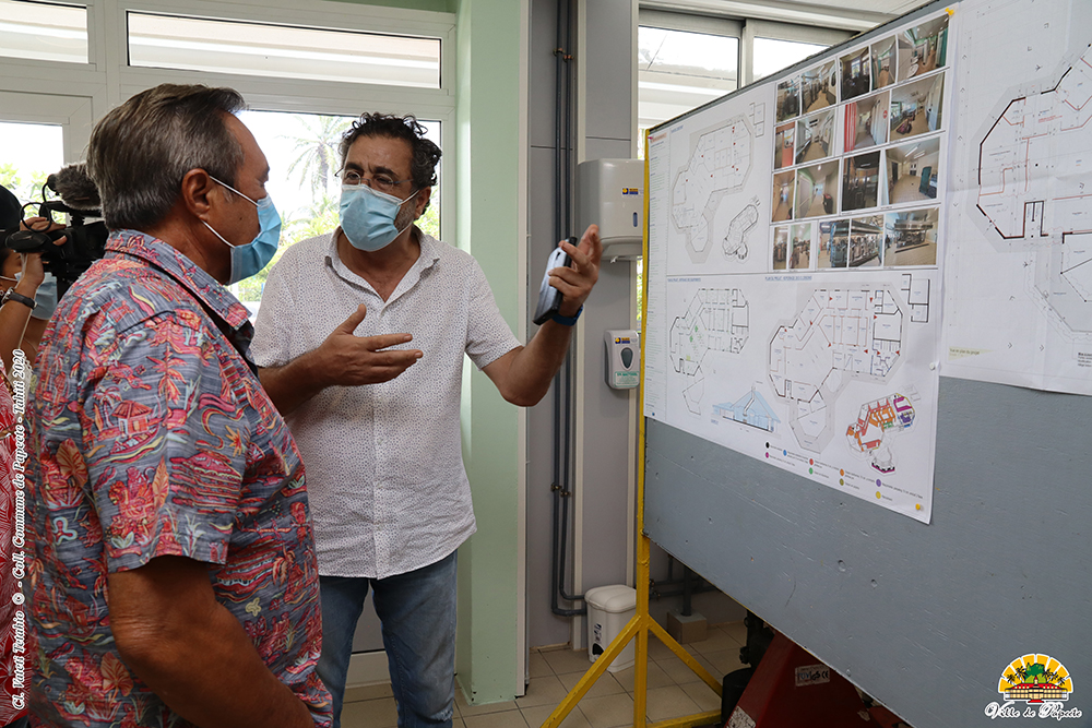 Inauguration de la Cuisine Centrale de Papeete